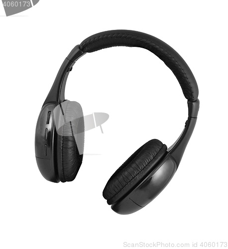 Image of headphones on white background