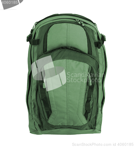 Image of green backpack