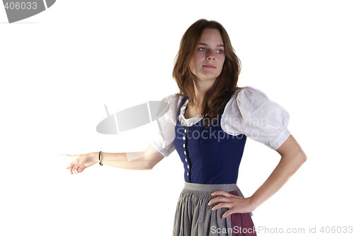 Image of woman in Dirndl shows