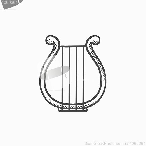 Image of Lyre sketch icon.