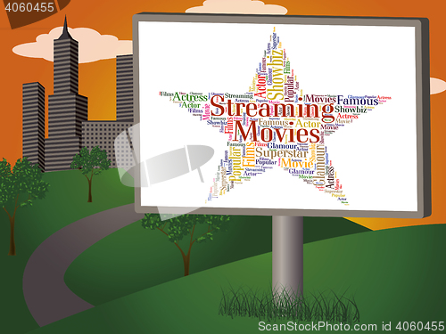 Image of Streaming Movies Represents Picture Show And Cinema