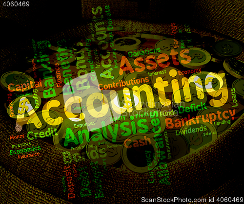 Image of Accounting Words Represents Balancing The Books And Accountant