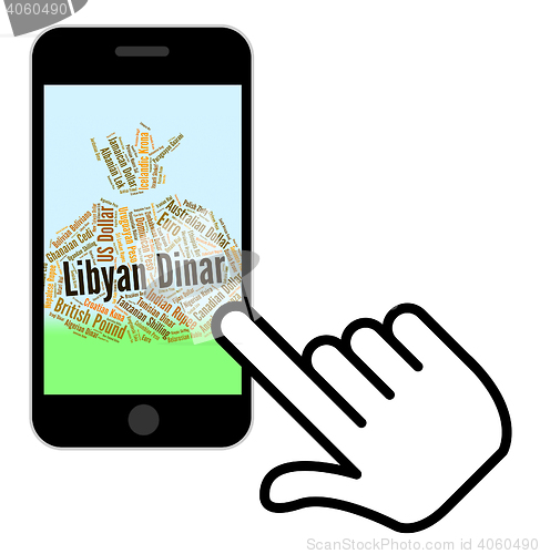 Image of Libyan Dinar Represents Foreign Exchange And Broker