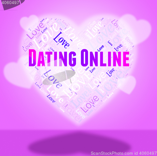 Image of Dating Online Shows Web Site And Dates