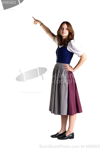 Image of woman in Dirndl shows