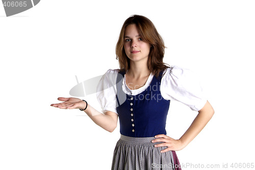 Image of woman in Dirndl shows