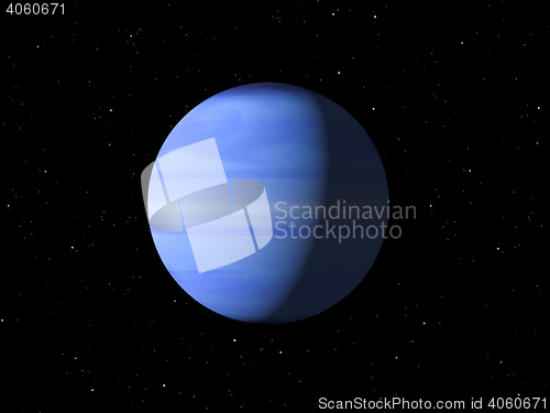 Image of Planet Uranus done with NASA textures