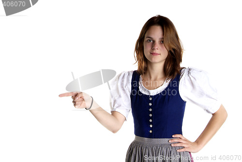 Image of woman in Dirndl shows