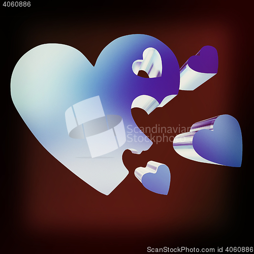 Image of . 3D illustration. Vintage style.
