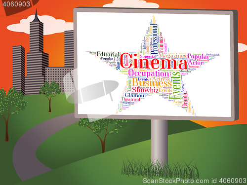Image of Cinema Star Indicates Hollywood Movies And Cinemas