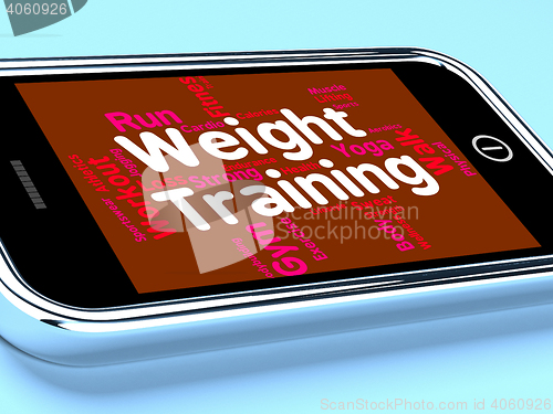 Image of Weight Training Indicates Get Fit And Bodybuilding