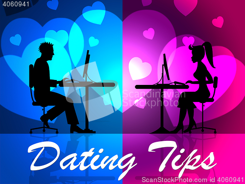 Image of Dating Tips Indicates Love Network And Hints