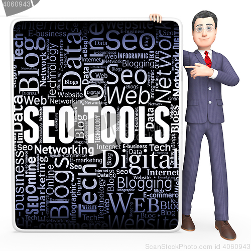 Image of Seo Tools Indicates Search Engine And Applications