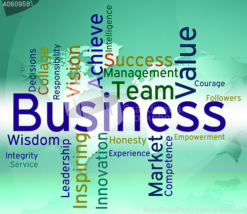 Image of Business Words Means Import Trading And Exporting
