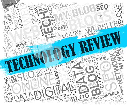 Image of Technology Review Shows Assessment Evaluate And Assess