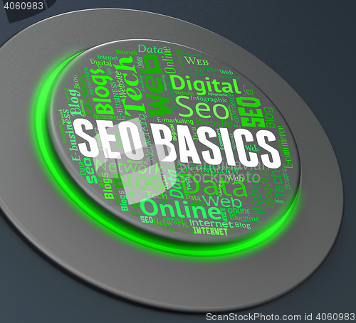Image of Seo Basics Indicates Search Engine And Control