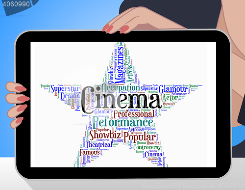 Image of Cinema Star Indicates Picture Show And Filmography