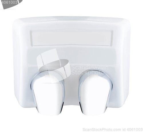 Image of Automatic hand dryer isolated