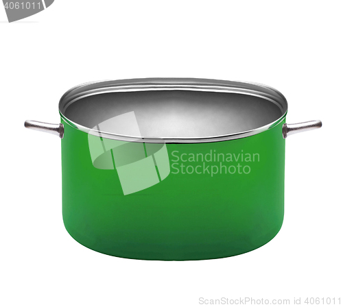 Image of green cooking pot