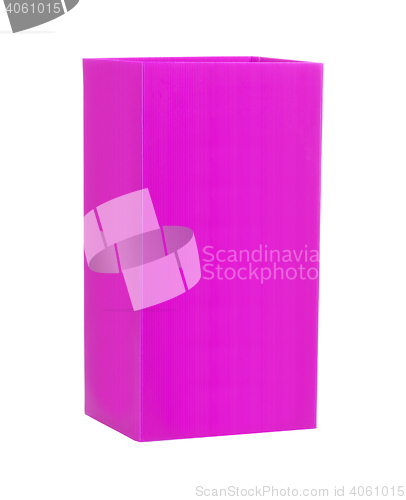 Image of shopping bag, violet color