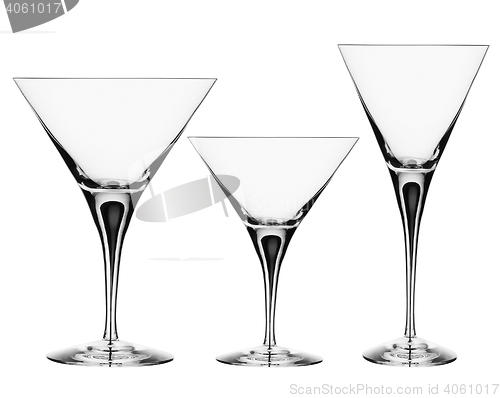 Image of Empty martini glass