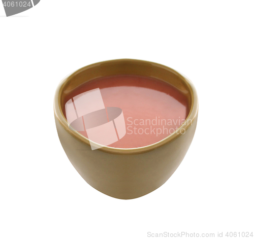 Image of soup bowl isolated 