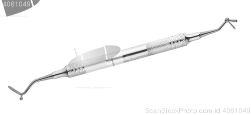 Image of dentist probe isolated