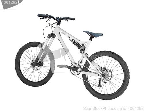 Image of mountain bike isolated