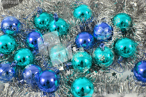 Image of christmas balls background