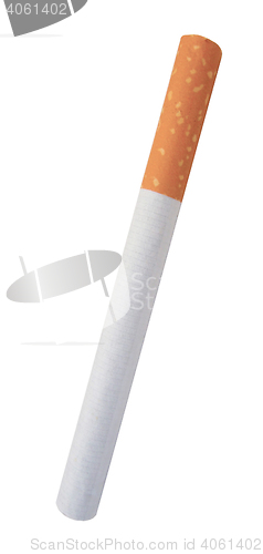 Image of cigarette isolated on white
