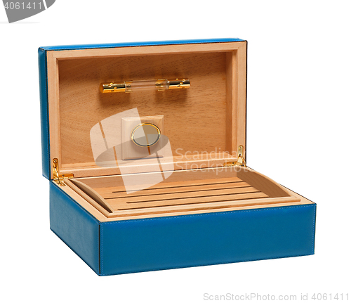 Image of Opened humidor