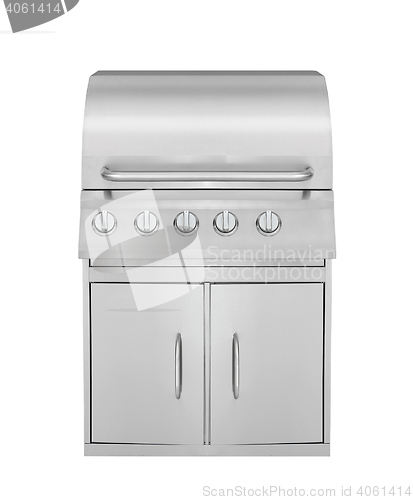 Image of Stainless steel gas cooker with oven