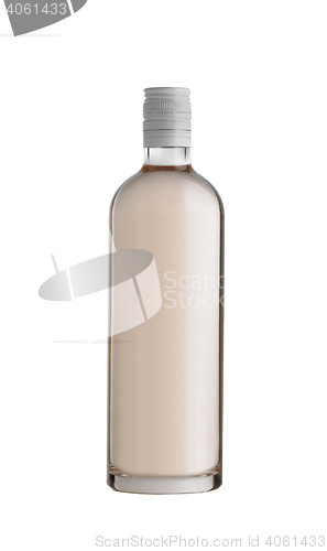 Image of Bottle of vodka isolated