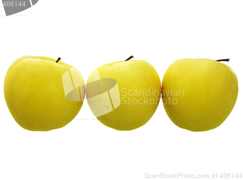 Image of Apples on white