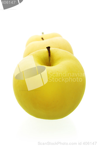 Image of Apples on white