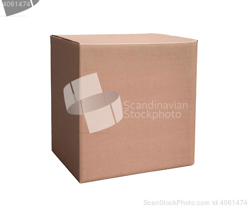 Image of Cardboard box isolated