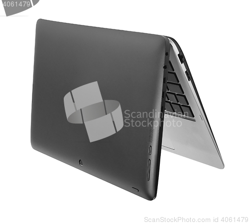 Image of laptop isolated on white