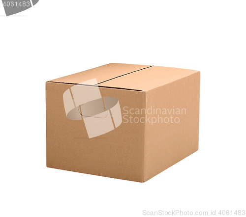 Image of simple brown carton box