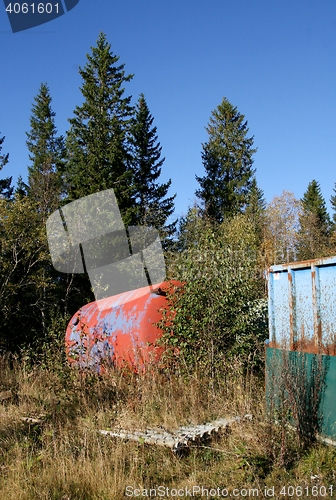 Image of Industrial waste in the nature