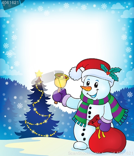 Image of Christmas snowman topic image 4