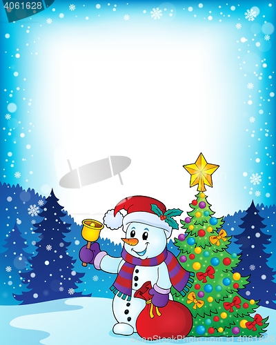 Image of Christmas snowman topic image 5