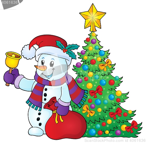 Image of Christmas snowman topic image 3