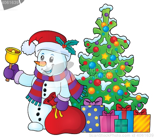 Image of Christmas snowman topic image 6