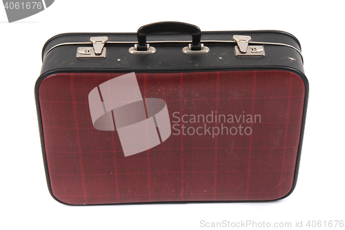 Image of old suitcase isolated