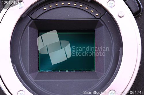 Image of camera chip background