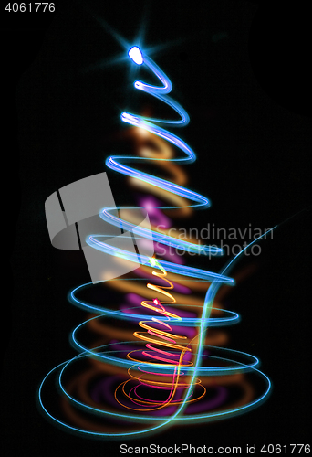Image of abstract xmas tree