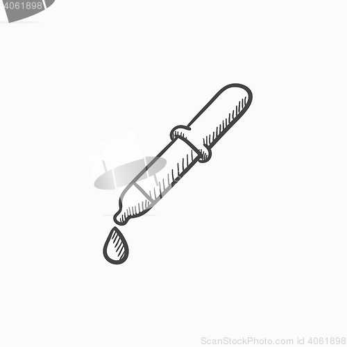 Image of Pipette sketch icon.