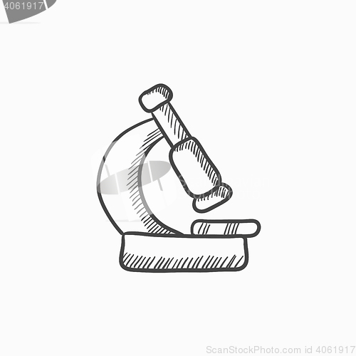 Image of Microscope sketch icon.