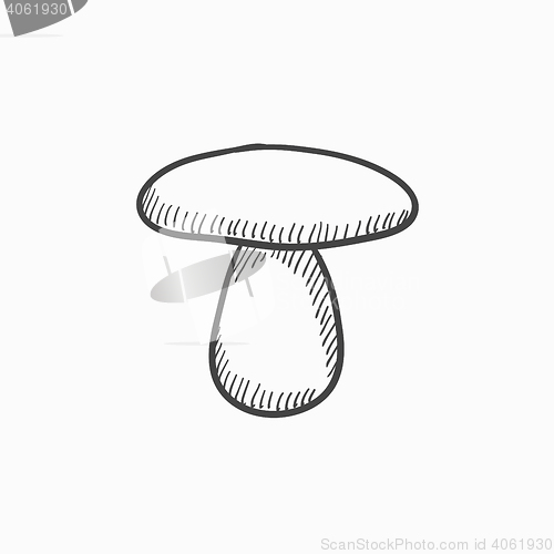 Image of Mushroom sketch icon.