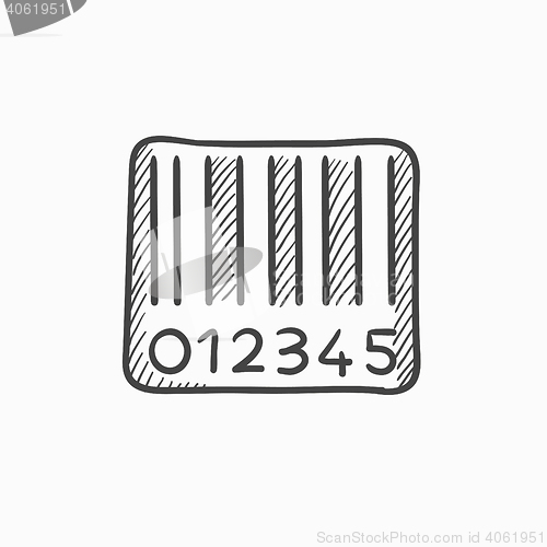 Image of Barcode sketch icon.